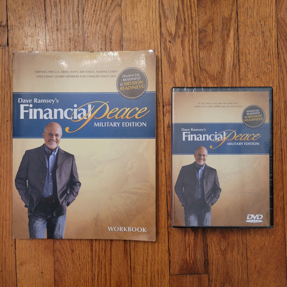 Dave Ramsey Financial Peace Military Edition Workbook DVD Set